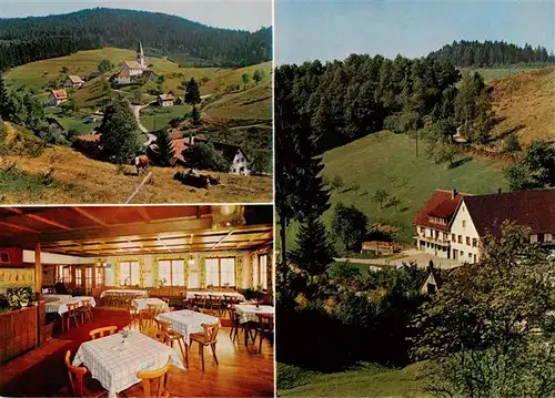 AK / Ansichtskarte  St_Roman_Wolfach Gasthof Pension Adler Panorama Schwarzwald