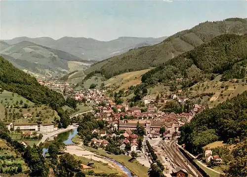 AK / Ansichtskarte 73930449 Wolfach_Schwarzwald Panorama Luftkurort im Schwarzwald