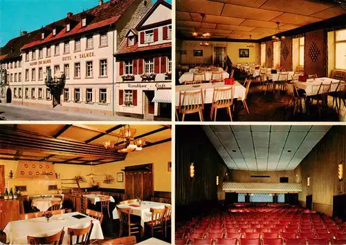 AK / Ansichtskarte  Wolfach_Schwarzwald Hotel Salmen Restaurant Saal Luftkurort im Schwarzwald