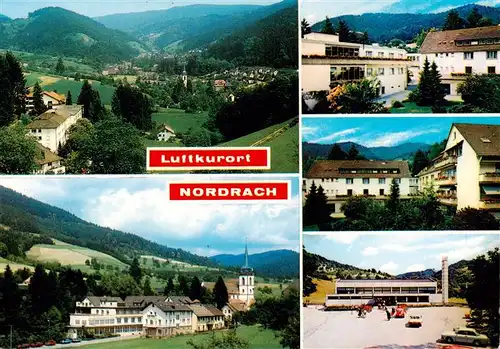 AK / Ansichtskarte  Nordrach Panorama Luftkurort im Schwarzwald Kurhaus Hotel Kirche