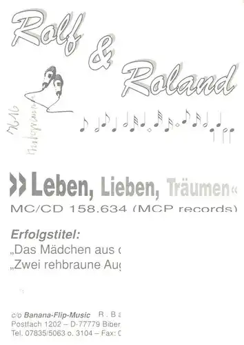 AK / Ansichtskarte 73930476 Biberach_Kinzigtal_Baden Rolf und Roland Musiker