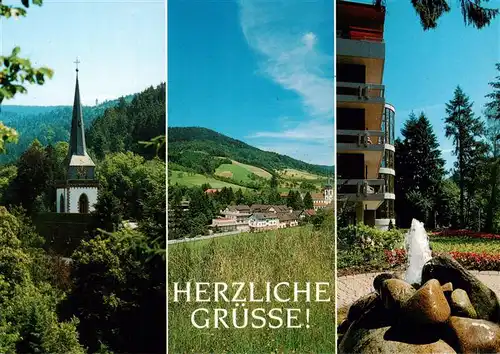 AK / Ansichtskarte  Nordrach Panorama Luftkurort im Schwarzwald Reha-Klinik