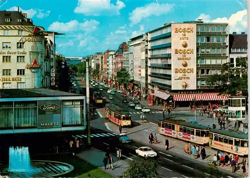 AK / Ansichtskarte  Strassenbahn_Tramway-- Koeln am Rhein Hochenzollern-Ring