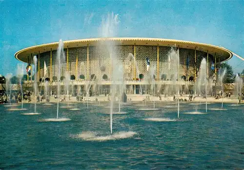 AK / Ansichtskarte 73930525 Exposition_Universelle_Bruxelles_1958 Der Pavilon von U.S.A.