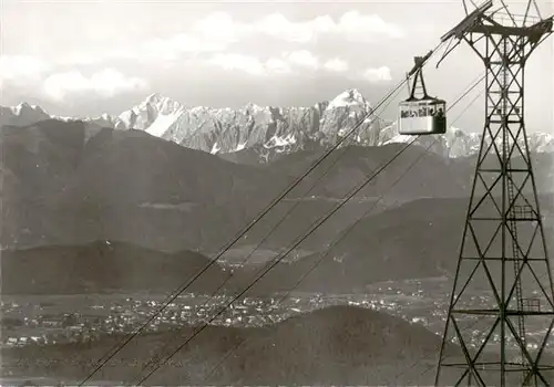 AK / Ansichtskarte  Seilbahn_Cable-Car_Telepherique Kanzelbahn bei Villach Mangart