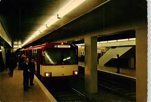 AK / Ansichtskarte  U-Bahn_Subway_Underground_Metro Frankfurt am Main