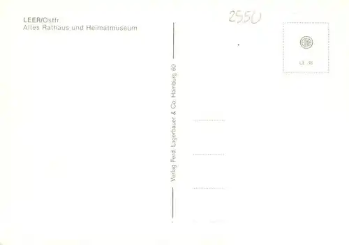 AK / Ansichtskarte  Leer_Ostfriesland Altes Rathaus und Heimatmuseum