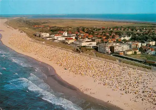 AK / Ansichtskarte  Wangerooge_Wangeroog_Nordseebad Fliegeraufnahme