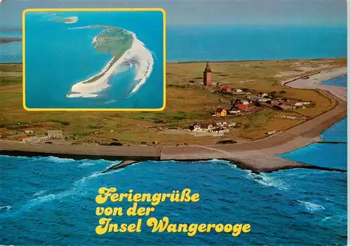 AK / Ansichtskarte 73930678 Wangerooge_Wangeroog_Nordseebad Fliegeraufnahmen mit Westturm