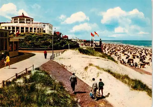 AK / Ansichtskarte  Wangerooge_Wangeroog_Nordseebad Cafe Pudding Strand