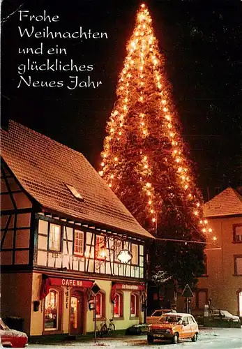 AK / Ansichtskarte 73930777 Zell_Harmersbach Groesster Weihnachtsbaum Deutschlands