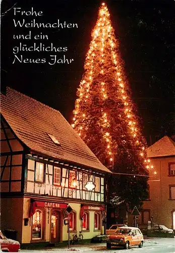 AK / Ansichtskarte  Zell_Harmersbach Groesster Weihnachtsbaum Deutschlands