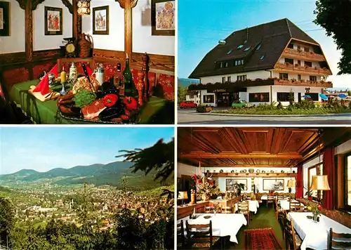 AK / Ansichtskarte  Zell_Harmersbach Hotel Gasthof Sonne Gastraeume Panorama