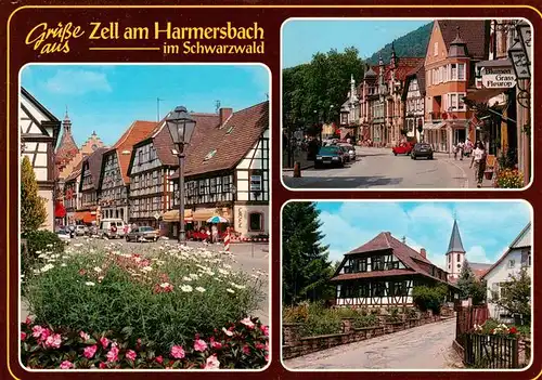 AK / Ansichtskarte  Zell_Harmersbach Ortspartien