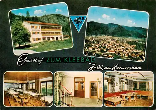 AK / Ansichtskarte  Zell_Harmersbach Gasthof zum Kleebad Panorama Gastraeume Flur