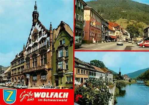 AK / Ansichtskarte  Wolfach_Schwarzwald Ortspartien Panorama