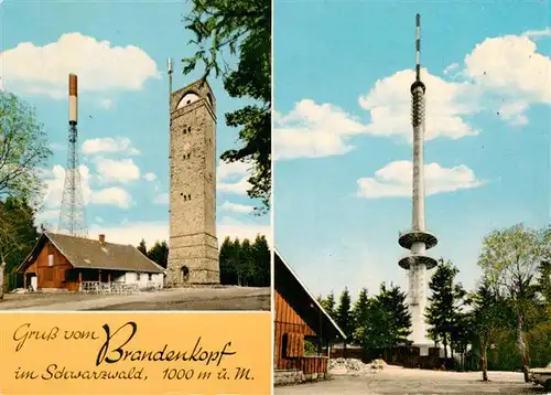 AK / Ansichtskarte  Brandenkopf Rasthaus Aussichtsturm Sendetuerme