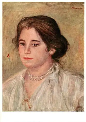 AK / Ansichtskarte  Renoir_Pierre-Auguste_Kuenstlerkarte Gabrielle au collier