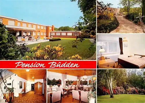 AK / Ansichtskarte  Rostrup Pension Budden Gastraeume Zimmer Park