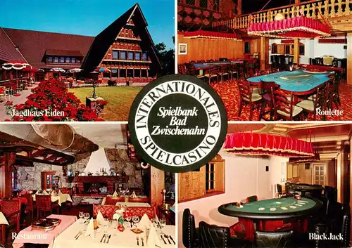 AK / Ansichtskarte  Bad_Zwischenahn Jagdhaus Eiden Restaurant Spielcasino Roulette Black Jack