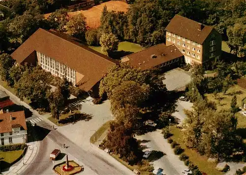 AK / Ansichtskarte 73931044 Nordenham Fliegeraufnahme Hotel Friedeburg GmbH