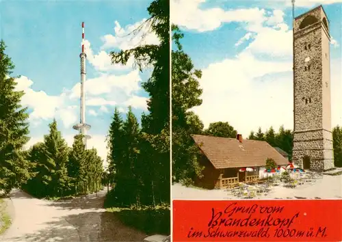 AK / Ansichtskarte  Brandenkopf Rasthaus Aussichtsturm und Sendeturm