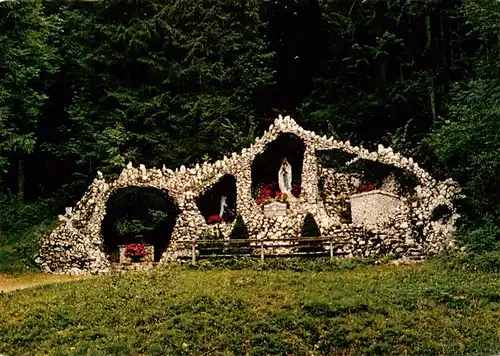 AK / Ansichtskarte  Oberharmersbach Lourdes Grotte