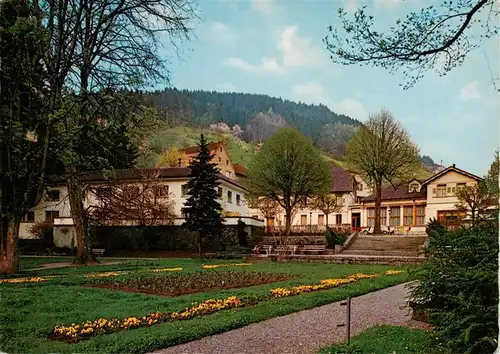 AK / Ansichtskarte  Wolfach_Schwarzwald Kurgarten Hotel Wolfach