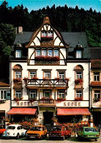 AK / Ansichtskarte 73931100 Wolfach_Schwarzwald Hotel Krone