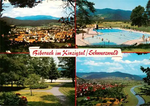 AK / Ansichtskarte 73931109 Biberach_Baden Panorama Park Schwimmbad 
