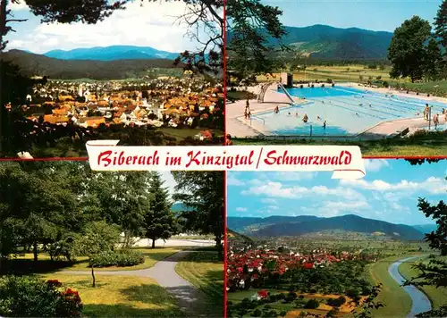 AK / Ansichtskarte  Biberach_Baden Panorama Park Schwimmbad 