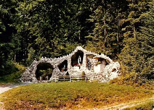 AK / Ansichtskarte  Oberharmersbach Lourdes-Grotte Zuwald