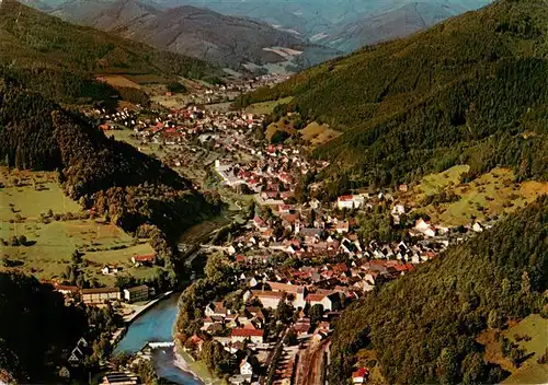 AK / Ansichtskarte  Oberwolfach Fliegeraufnahme