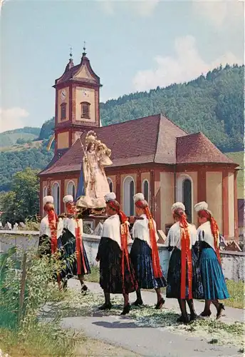 AK / Ansichtskarte  Oberwolfach Fronleichnams Prozession Kirche