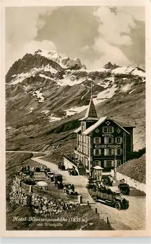 AK / Ansichtskarte  Klausenpasshoehe mit Windgaelle