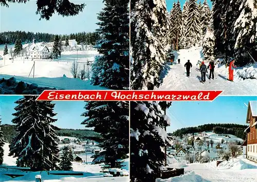 AK / Ansichtskarte  Eisenbach_Schwarzwald Winterpanorama Details