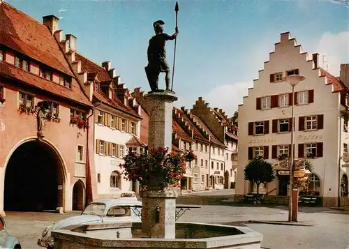 AK / Ansichtskarte  Loeffingen Brunnen Mailaender Tor