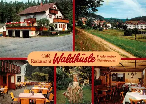 AK / Ansichtskarte  Kleineisenbach Cafe Restaurant Waldhuesle Gastraeume Panorama