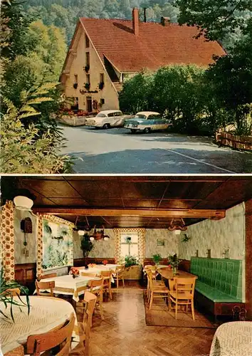 AK / Ansichtskarte 73931242 Loeffingen Gasthaus Schattenmuehle Gastraum