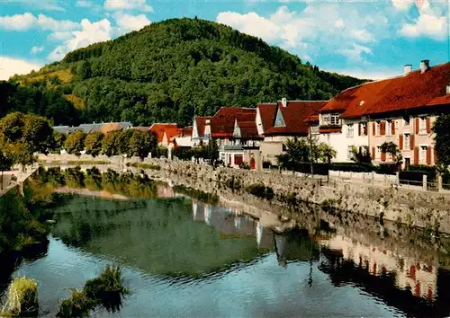 AK / Ansichtskarte  Wolfach_Schwarzwald Partie an der Kinzig