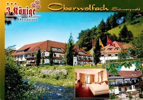 AK / Ansichtskarte 73931267 Oberwolfach Hotel Restaurant 3 Koenige Gaestezimmer