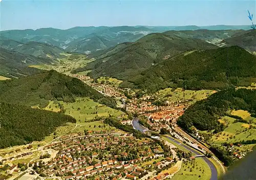 AK / Ansichtskarte  Wolfach_Schwarzwald Campingplatz Wolfach Fliegeraufnahme