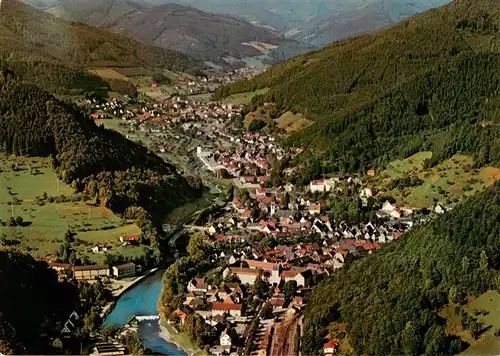 AK / Ansichtskarte  Wolfach_Schwarzwald Fliegeraufnahme