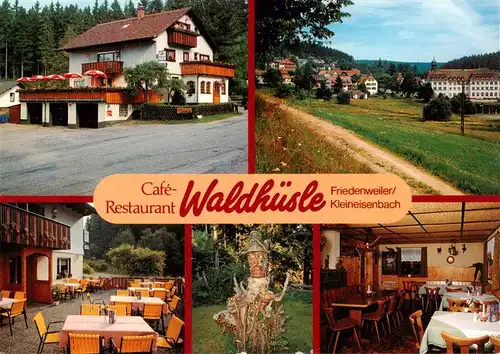 AK / Ansichtskarte 73931337 Friedenweiler Cafe Restaurant Waldhuesle Panorama Terrasse Gastraum