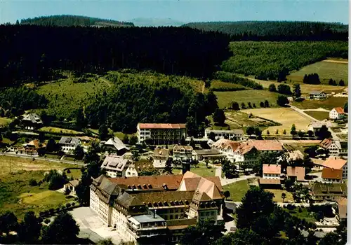 AK / Ansichtskarte 73931378 Friedenweiler Kinderheilstaette Schloss Friedenweiler Fliegeraufnahme