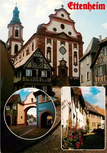 AK / Ansichtskarte 73931418 Ettenheim Barockkirche Torbogen Gasse