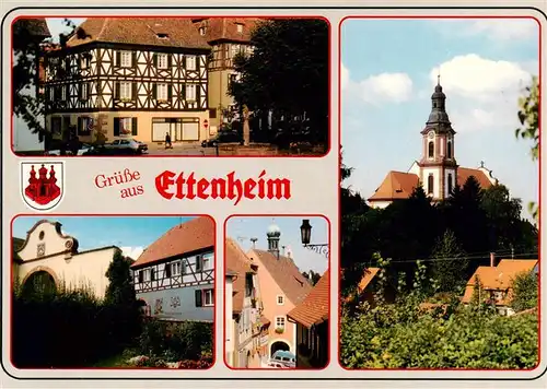 AK / Ansichtskarte 73931420 Ettenheim Fachwerkhaus Christuskirche Torbogen Gasse