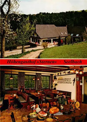 AK / Ansichtskarte  Seelbach_Schutter_Lahr_BW Hoehengasthof Sternen Gastraum