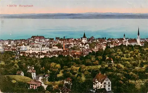 AK / Ansichtskarte  Rorschach_Bodensee_SG Panorama