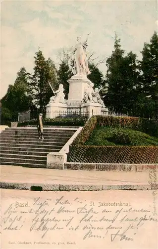 AK / Ansichtskarte  Basel_BS St. Jakobsdenkmal